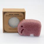 Biodegradable Red Clay Konjac Sponge Makeup Remover Sponge Reusable