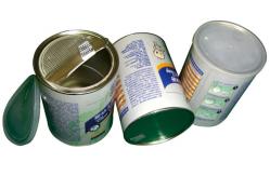 China Waterproof recyclable Kraft Paper Composite Cans cookies packaging with custom logo supplier