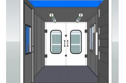 China Convenient Spray Painting Mobile Container Spray Booth Garage Spray Booth For Repairs supplier