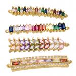 OEM DIY Gold Rainbow Zirconia Bracelet Crystal Bracelets And Necklaces for sale