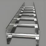 Outdoor Indoor Ladder Rack Cable Tray Galvanized with Ventilation Functionality for sale