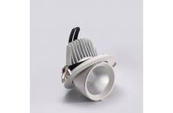China 2700K-6500K Commercial LED Lights Rotate 360° Gimbal LED Downlight Tilt Outward 90° supplier