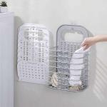 Hollow Practical Collapsible Laundry Hamper Sonsill Wall Mounted Durable