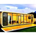 Modern 20FT 40FT Apple Cabin House with Bathroom Cabinet Stylish Mobile Prefab House for sale