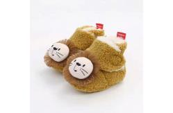 China 10cm Soft Sole Newborn Baby Plush Shoes Cover Warm Winter Thickening supplier