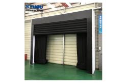 China Galvanized 3.4m Loading Dock Shelters 600mm Frame Blue Giant Dock Seals supplier