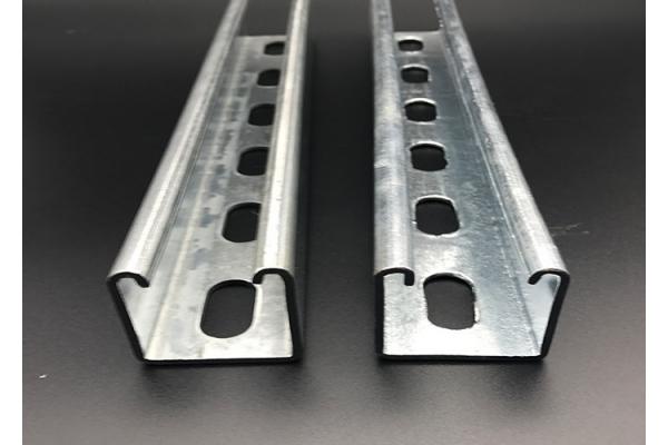 Perforated Electrical Zinc C Shape Strut Channel Rail