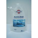 2 Litre Transparent Plastic Stand Up Pouch Screen Wash Packaging/stand up spout bags for wash packaging for sale