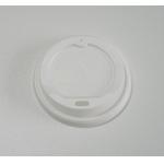 62mm CPLA White Disposable Biodegradable Coffee Lids for sale