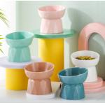 ABS Pet Feeder Elevated Cat Dishes For Food Water for sale