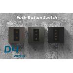 Metal Light Wall Switch Push Button RS485 Vertical Style Multi Color for sale