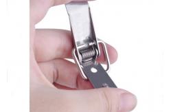 China 180kg Milled Steel Spring Loaded Hasp For Clamping Toolbox supplier