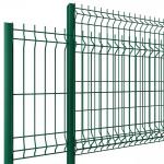 Curvy 3d Wire Mesh Fence Galvanized Welded Triangle Pvc Coated for sale