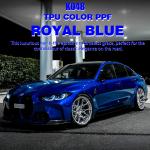 K048 Royal Blue TPU Color Paint Protection Film Car Vnyl Wrap for sale
