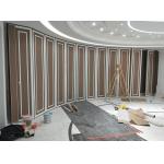 Custom Movable Sound Proof Walls For Dancing Room , Sliding Aluminium Track Operable Wall Systems for sale