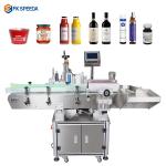 Electric Driven FK-803 Vertical Round Bottle Adhesive Labeling Machine for Square Bottle for sale