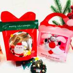 Customized Shape Plastic Mylar Bags, Christmas Gift Packaging Bag With Zip for sale