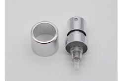 China 18 / 400 Cosmetic Aluminum Silver Perfume Pump Crimp Spray Pump With Collar supplier