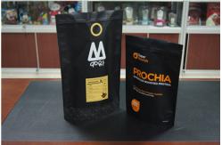 China Custom Printed Stand Up Coffee Bag With Degassing Valve / Coffee Bean Packaging Bag supplier