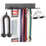 Powder Coating Gym Storage Rack Hook Flexible Gym Wall Organizer for Resistance Bands for sale