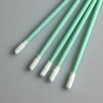 Knitted Mini Round Head Cleanroom Polyester Cleaning Swab for sale