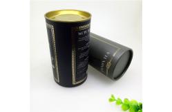China CMYK Printing Recycled Paper Composite Cans / Tea Tin Packaging Tube supplier