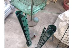 China 0.63m Tall Powder Coated Curved Metal Fence Welded Wire supplier