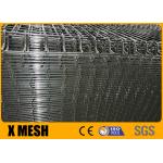 3 V Beams Anti Climb Mesh Fence Black Powder Coated PPC Finish for sale