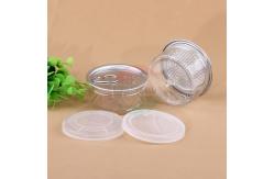 China 55ml Weed Spice Child Proof Clear Pet Jars With Easy Open Lid supplier