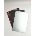 Partition Use External Brush Finish Aluminum Sheet Cladding Boards PVC Coated for sale