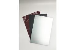 China Partition Use External Brush Finish Aluminum Sheet Cladding Boards PVC Coated supplier