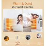 Fireproof Desktop Heater Fan 3 Seconds Fast Heating IP44 Waterproof for sale
