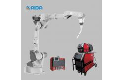 China 6 Axis Arc Welding Robot 1800mm Arm Length With Megmeet Welding Power Source supplier