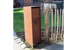 China Customizable Modern Corten Sculpture Antique Mailbox Welding Process OEM / ODM supplier