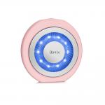 Soft Silica Gel Silicone Face Wash Brush Red Blue LED Light Therapy for sale