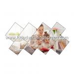49 Inch LCD Video Wall Display 9mm Bezel Size Curved Irregular Splicing Screen for sale