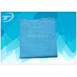 Non Woven Disposable scrub suit / Patient Gowns blue  for  hospital use 120*140cm for sale