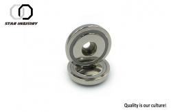 China Customized Neodymium Pot Magnets , Strong Neodymium Magnets With Screw supplier