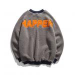 Mens Plain Oversized Crewneck Sweatshirt , Oversized Sherpa Fleece Sweatshirt