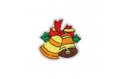 China Merry Christmas 3D PVC Patches Embroidered Merrowed Cut Border supplier