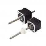 42LHS Series Six Wires 250N Force 2 Phase Nema17 No Captive & External Nut Hybrid linear Stepper Motors Linear Acuators for sale
