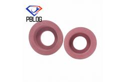 China Pink 150mm Glass Edge Polishing Wheel Matte Finish Processing supplier