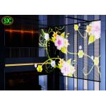 Shop Window Transparent LED Screen Digital Signage , TL10.42mm Led Glass Screen for sale