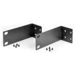 OEM ODM Custom Universal Wall Mount Kit Sound Bar Rack Mounting Brackets Black Powder Coating Metal Bracket for sale