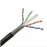 Unshielded UL CM CMR Rated Cat6 UTP Cable PVC Jacket HDPE Insulation for sale