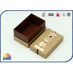 Paperboard 350gsm Kraft Rigid Shoulder Box For Confectionery for sale