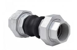 China Union EPDM Thread Connected Pipe Coupling Sphere Rubber Expansion Joints Compensator supplier