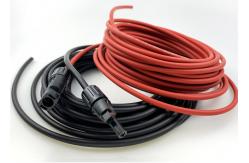 China 1000v Solar Panel Extension Cable With Mc4 Male To Female Connectors supplier