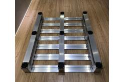 China Standard 4 Way Metal Storage Pallet  Solid Cold Room  Galvanized Steel Pallet supplier
