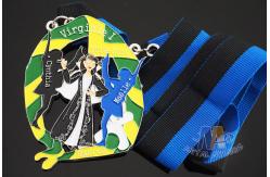 China Carnival Custom Made Medals , Silver Plating Custom Metal Medallions supplier